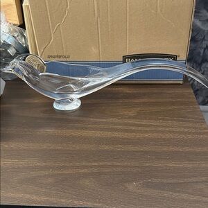 Vintage Chrystal Bird Bowl From Art Canned Le Chantel Gallery Of France